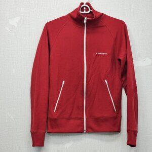 Rare Vintage Carhartt Women Red Track Jacket Size XS